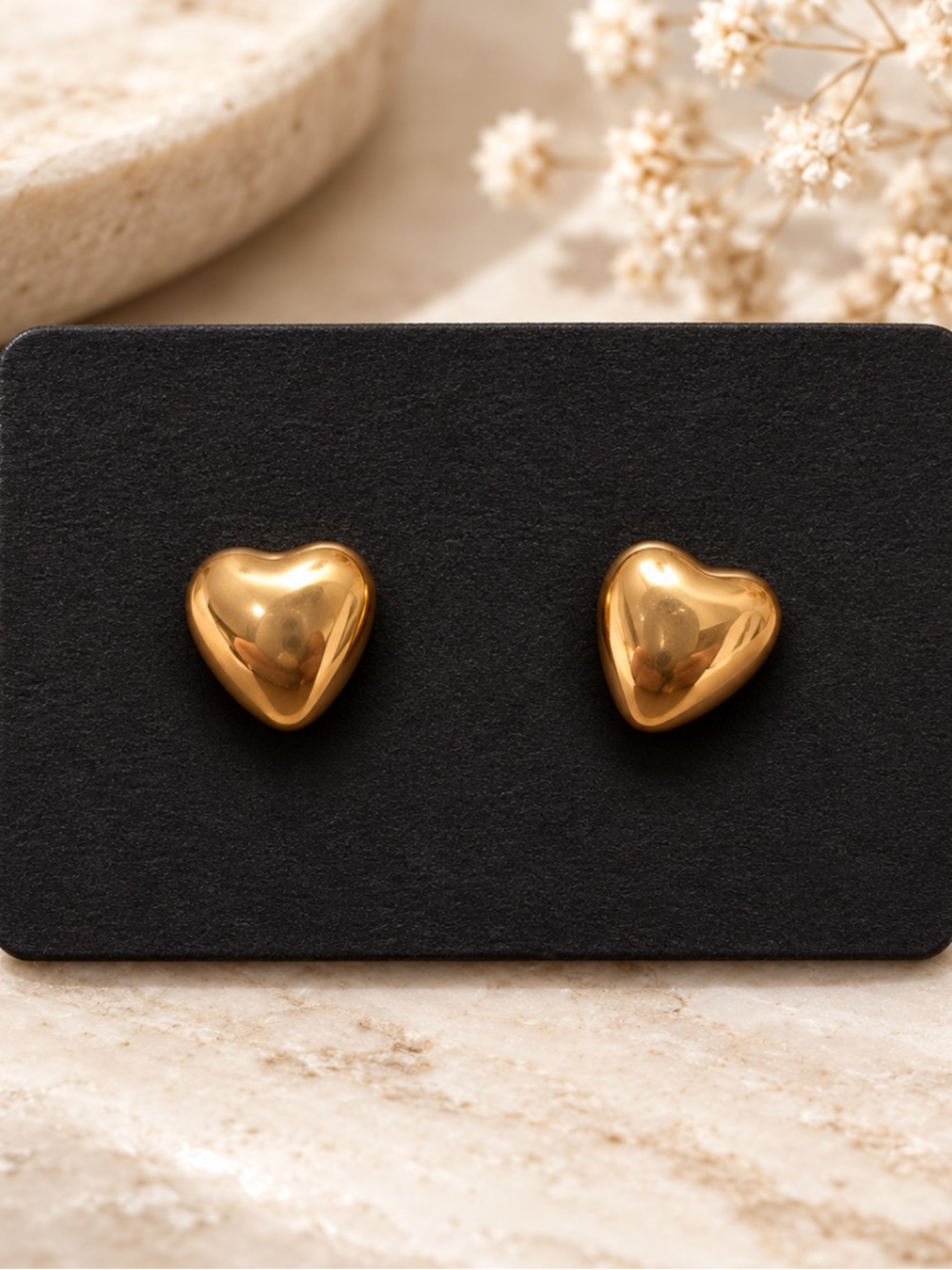 Heart Stud Earrings